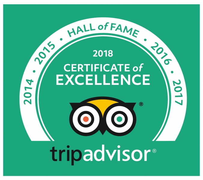 Tripadvisor Hall of Fame!